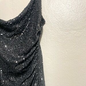 Gray dress from Laundry bu Shelli Segal